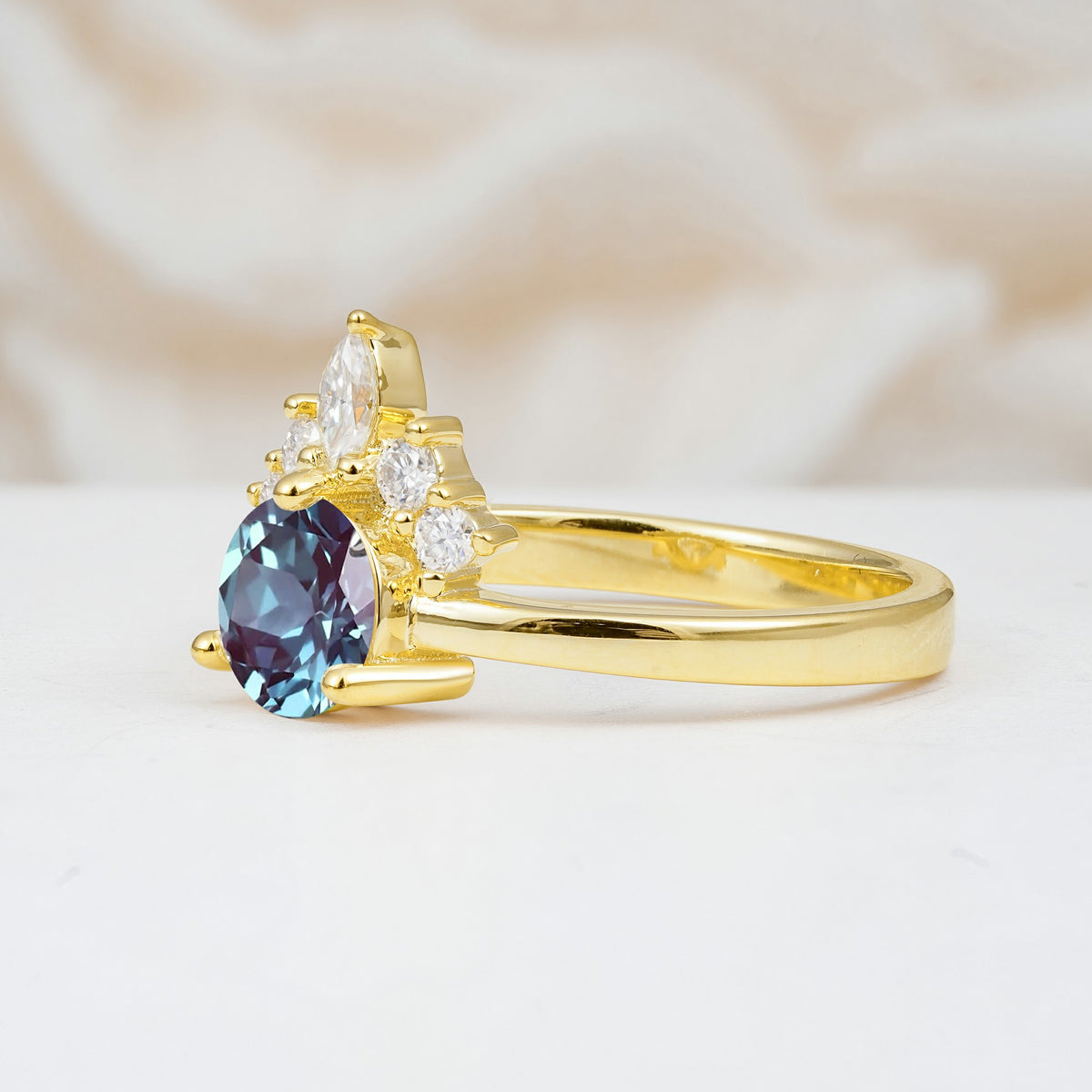 SR07460 Alexandrite Ring - Additional view