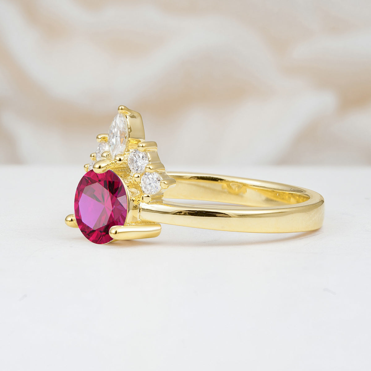 SR07460 Ruby Ring - Additional view