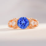 SR08639 Sapphire Ring - Additional view