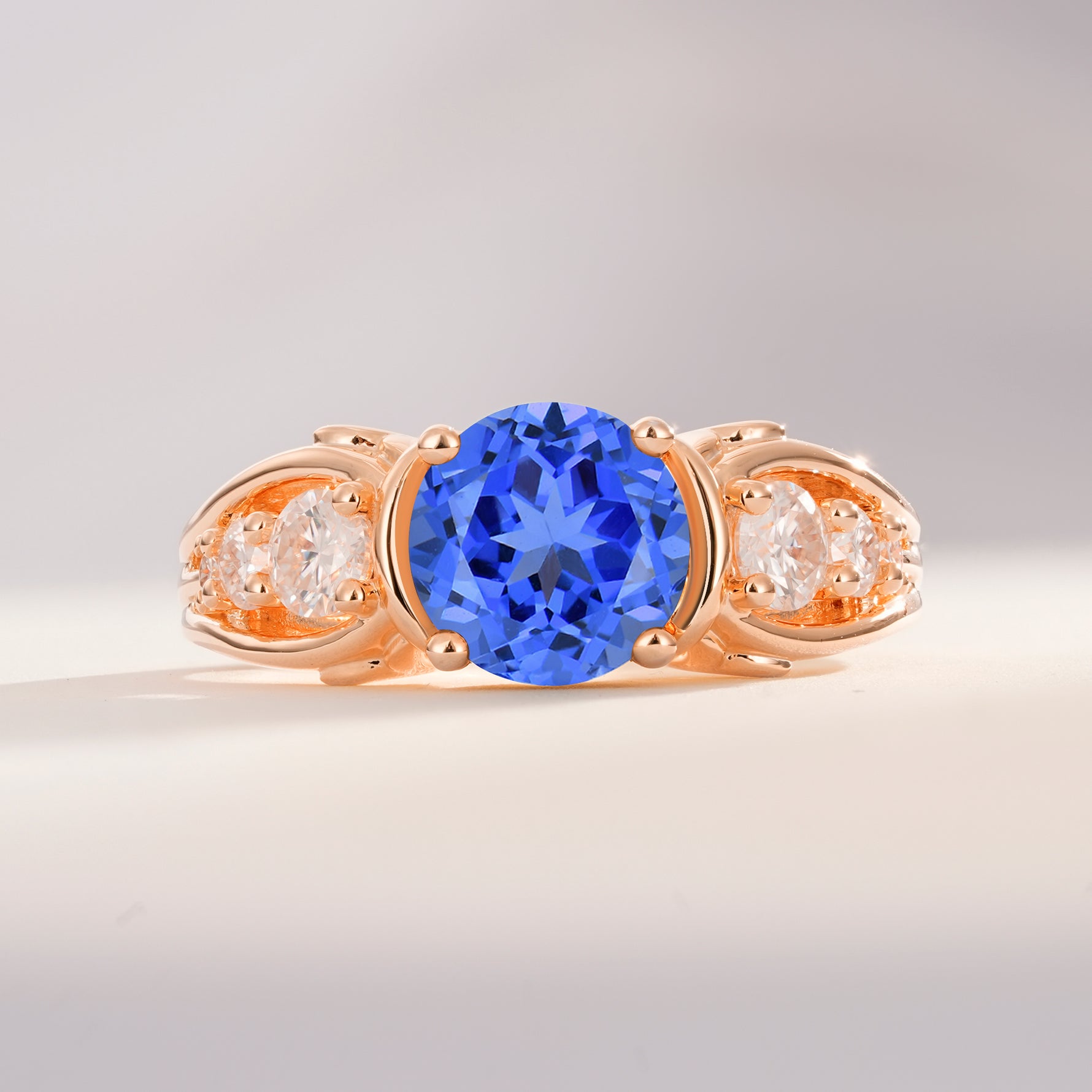 SR08639 Sapphire Ring - Additional view