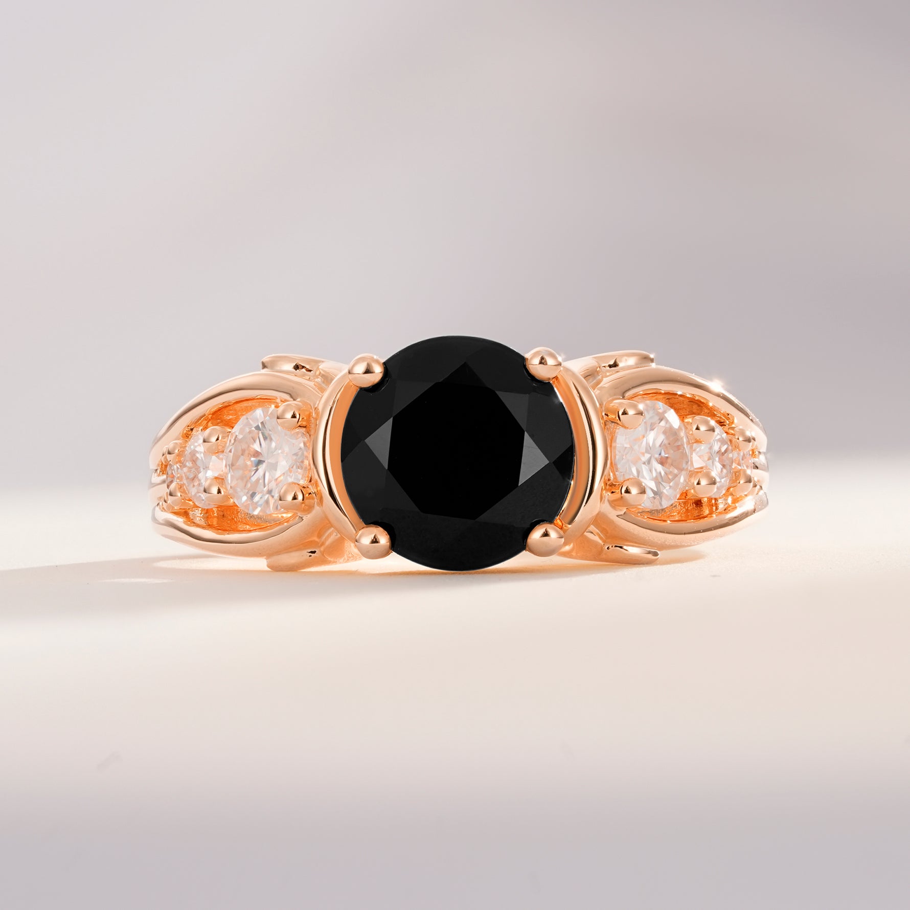 SR08639 Black Onyx Ring - Additional view