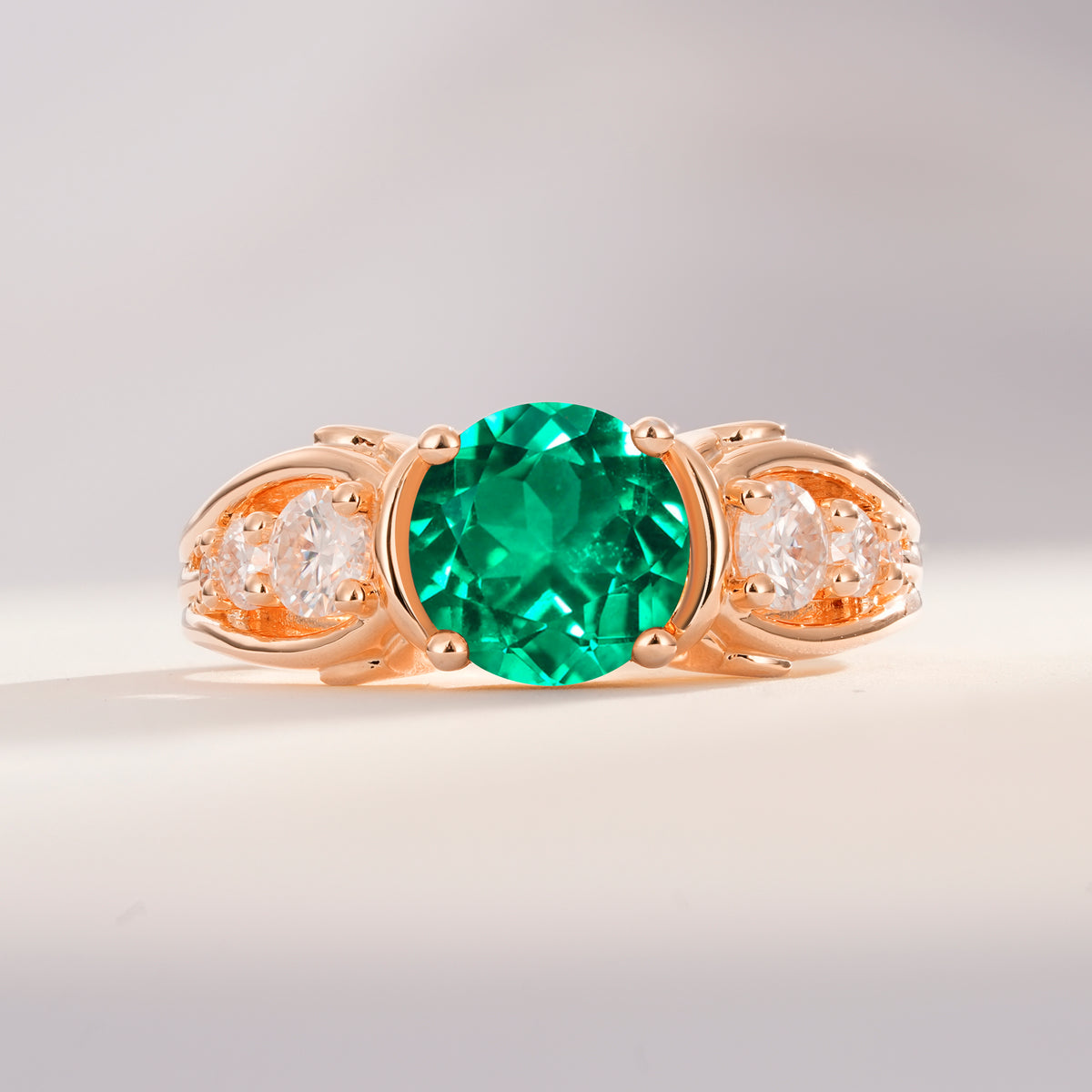 SR08639 Emerald Ring - Additional view