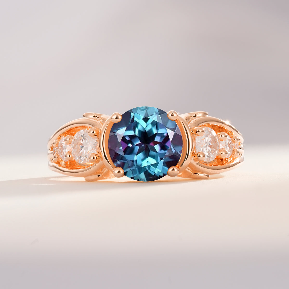 SR08639 Alexandrite Ring - Additional view