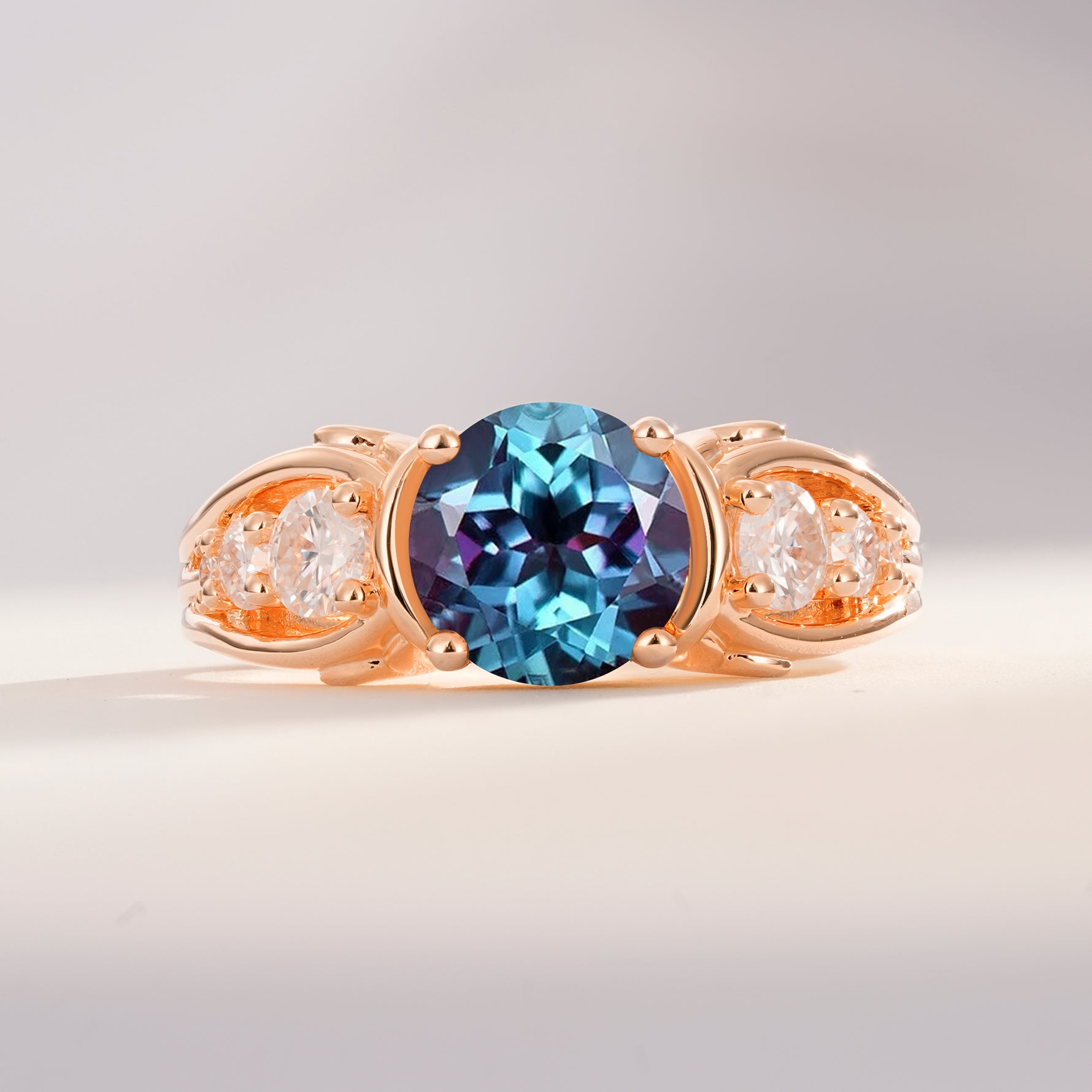SR08639 Alexandrite Ring - Additional view