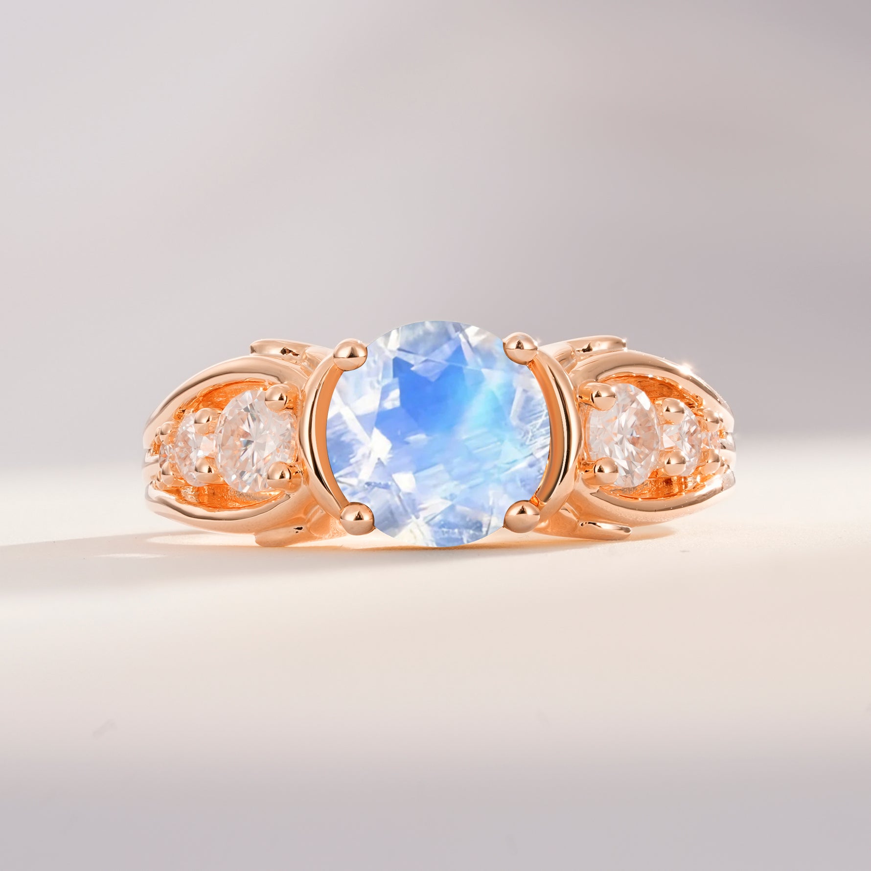 SR08639 Moonstone Ring - Additional view