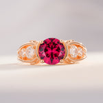 SR08639 Ruby Ring - Additional view