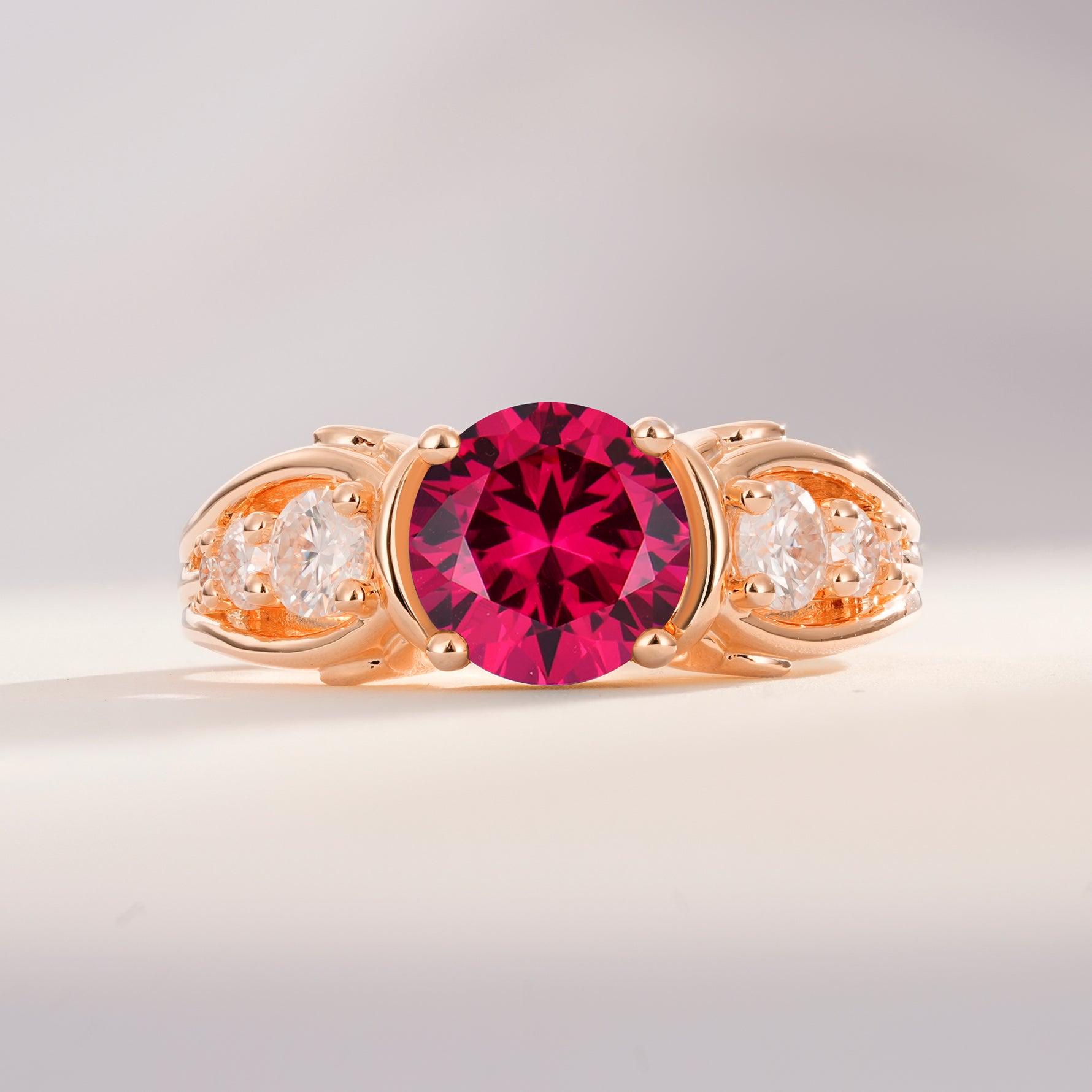 SR08639 Ruby Ring - Additional view