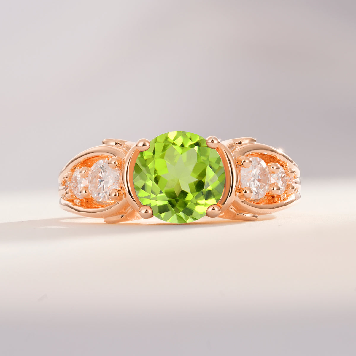 SR08639 Peridot Ring - Additional view