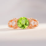 SR08639 Peridot Ring - Additional view