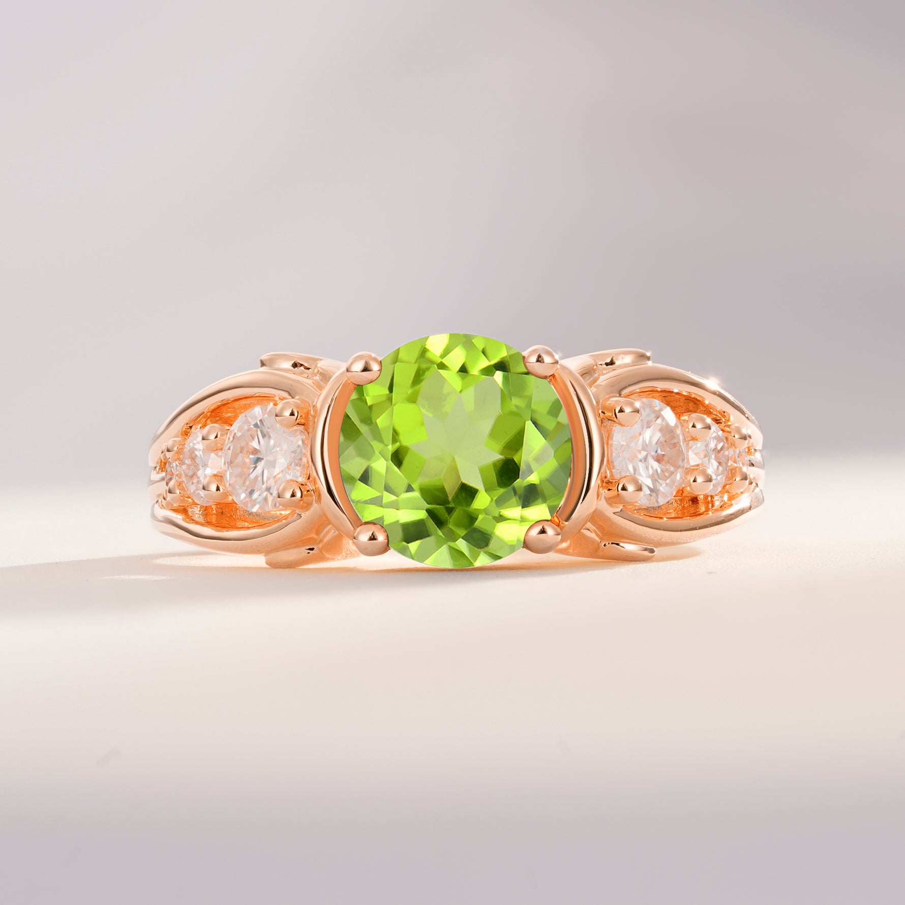SR08639 Peridot Ring - Additional view