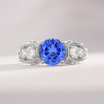 SR08639 Sapphire Ring - Additional view