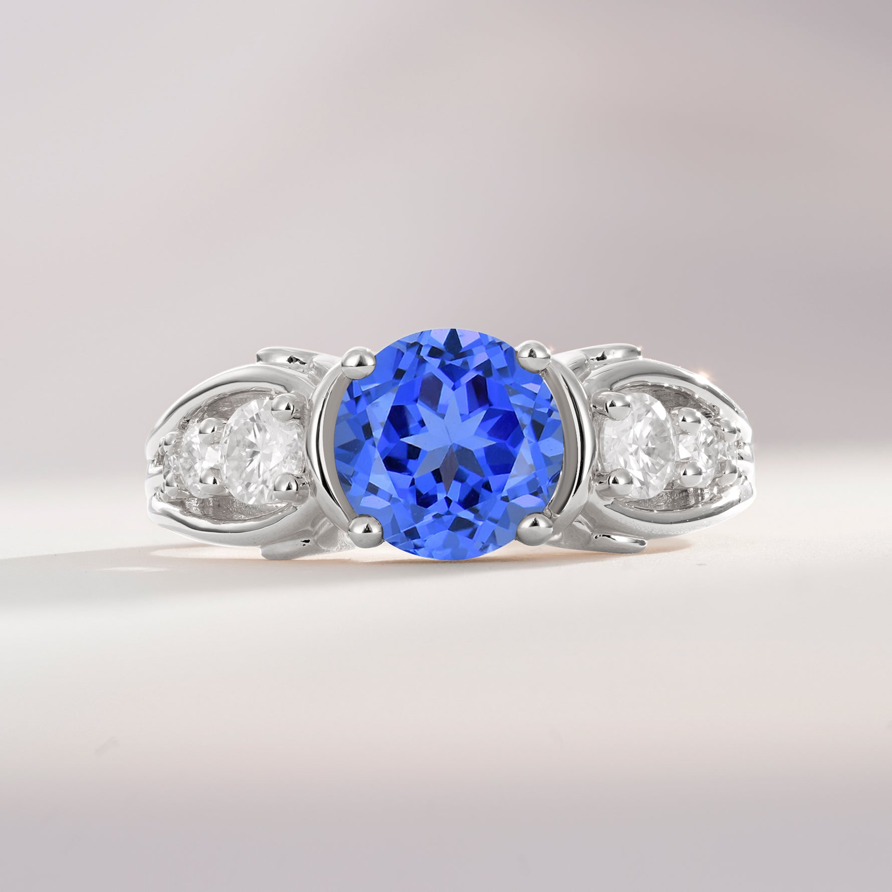 SR08639 Sapphire Ring - Additional view