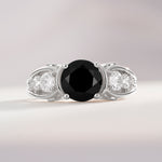 SR08639 Black Onyx Ring - Additional view