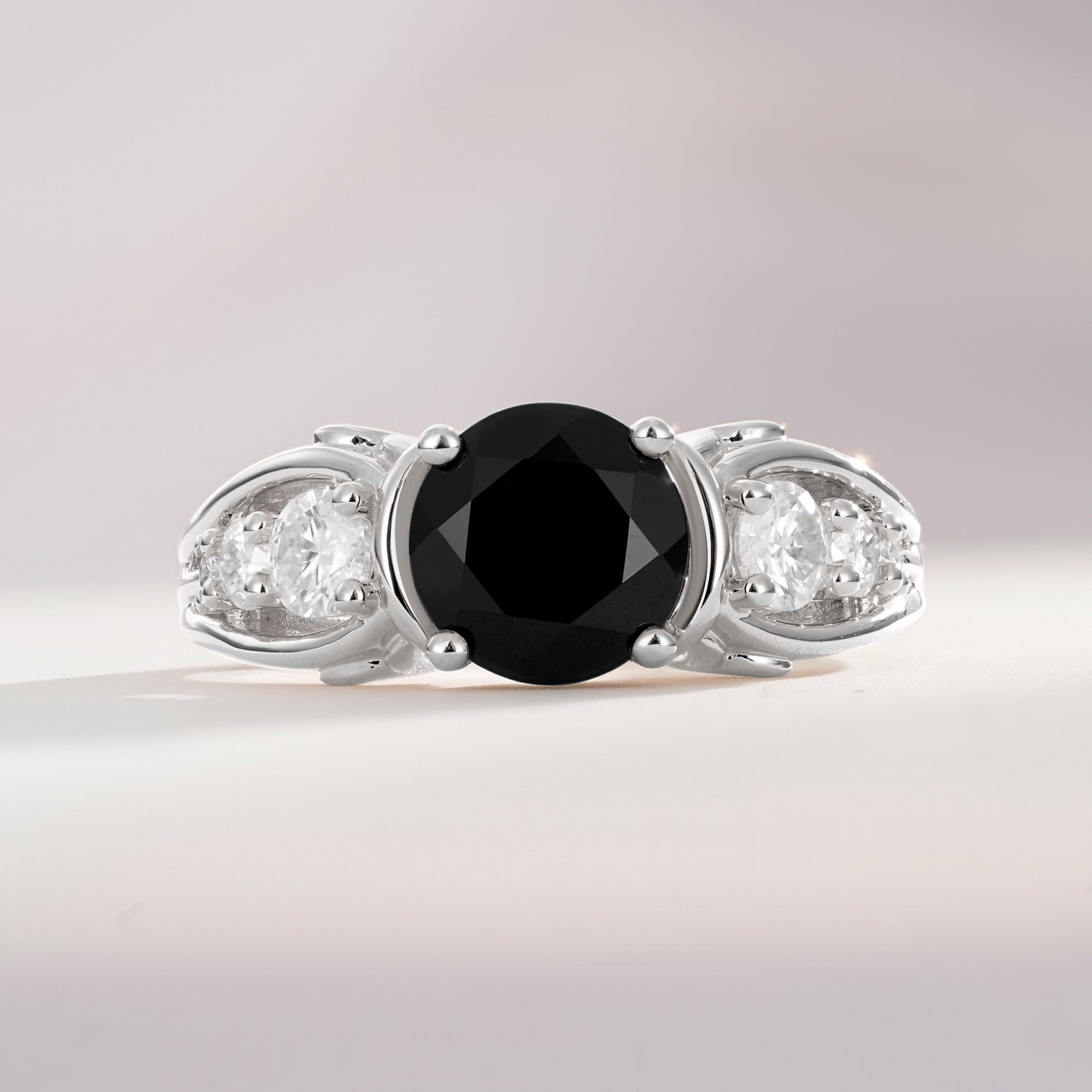SR08639 Black Onyx Ring - Additional view
