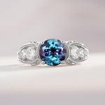 SR08639 Alexandrite Ring - Additional view