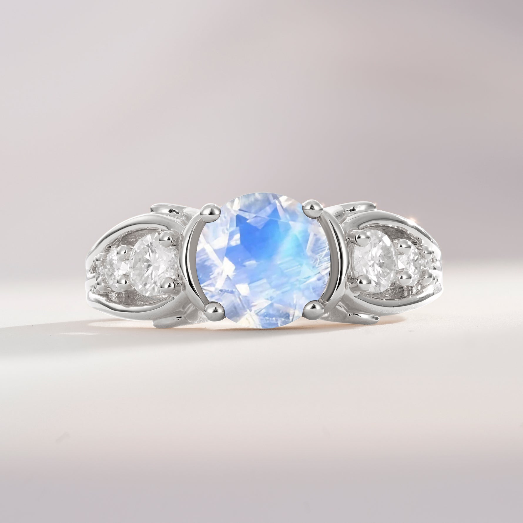 SR08639 Moonstone Ring - Additional view