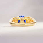 SR08639 Sapphire Ring - Additional view
