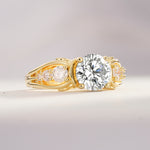 SR08639 Lab Diamond Ring - White-Gold