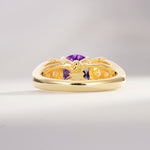 SR08639 Amethyst Ring - Additional view