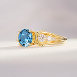 SR08639 Aquamarine Ring - Additional view