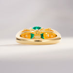SR08639 Emerald Ring - Additional view