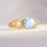 SR08639 Moonstone Ring - White-Gold