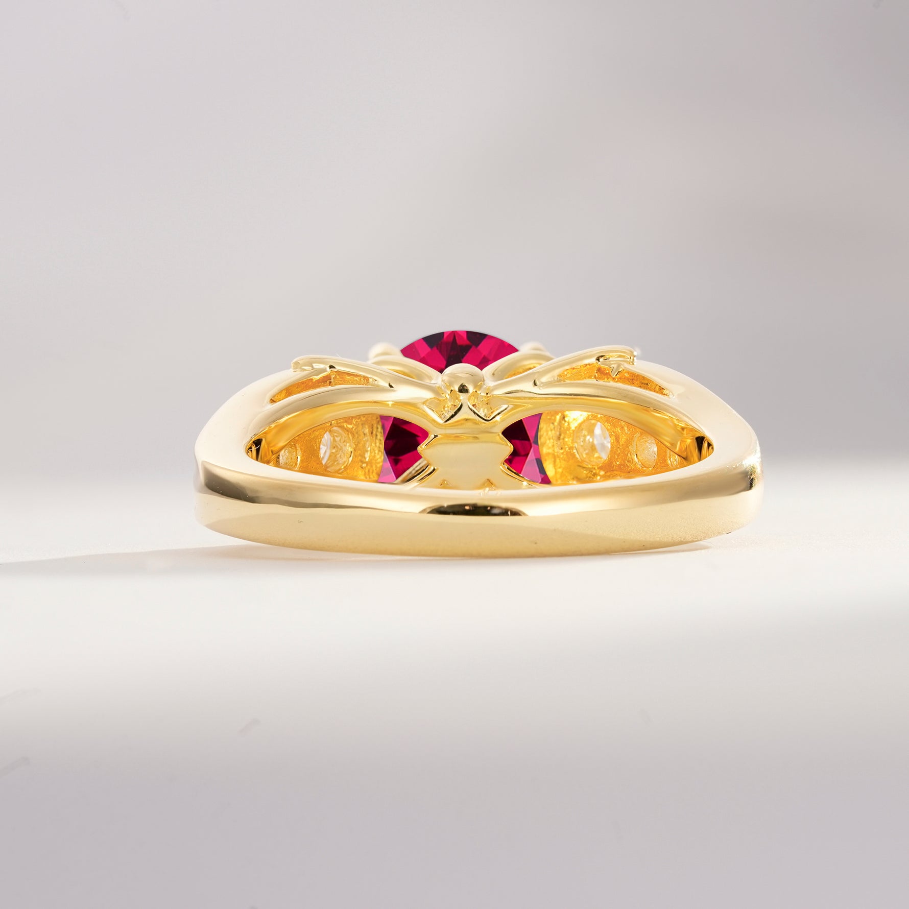 SR08639 Ruby Ring - Additional view