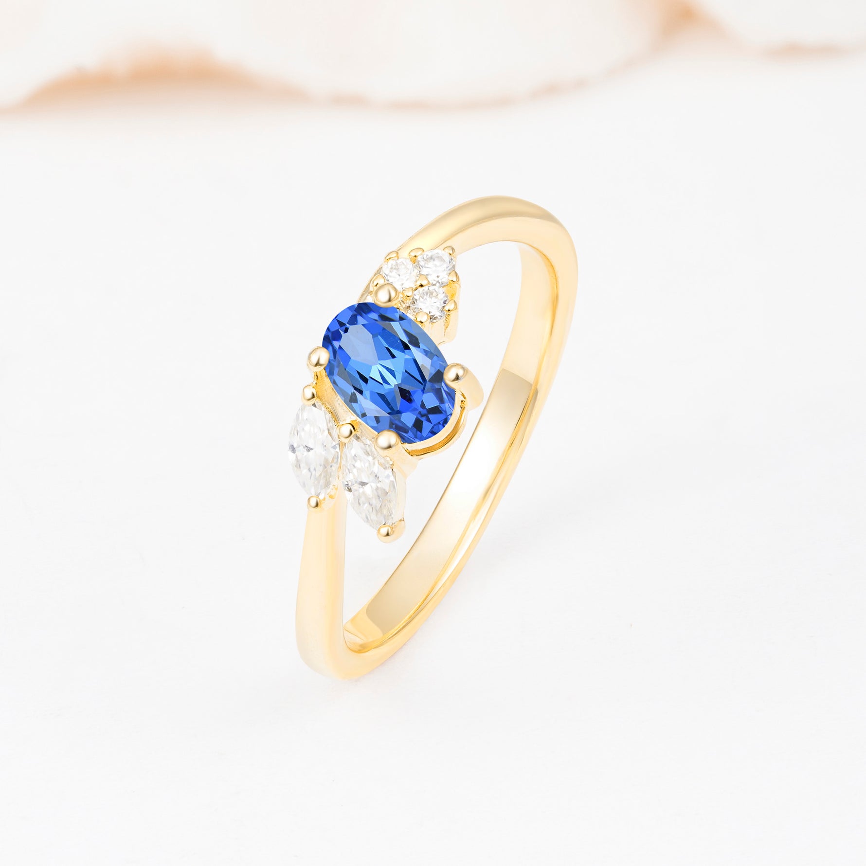 SR08714 Sapphire Ring - Additional view