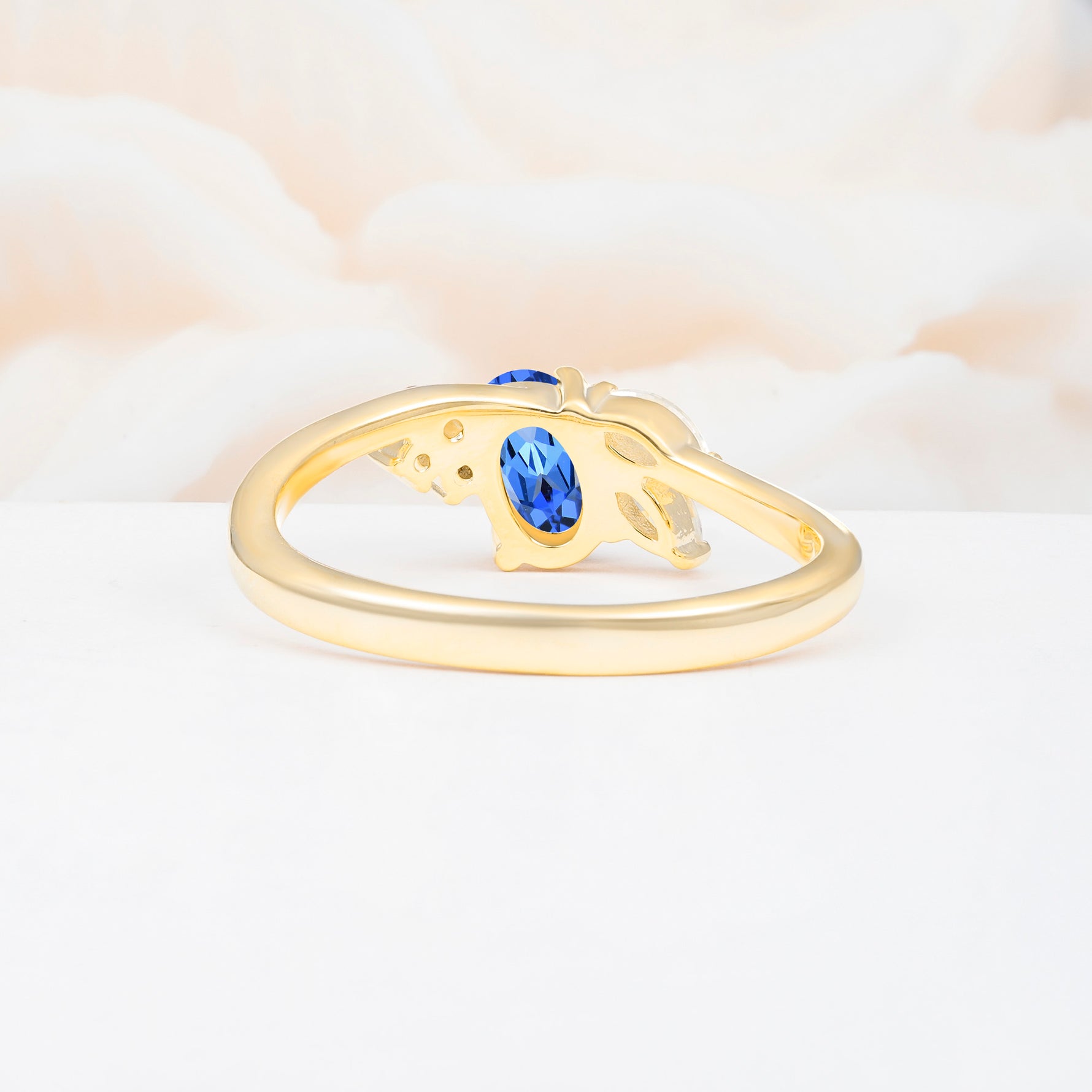 SR08714 Sapphire Ring - Additional view