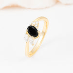 SR08714 Black Onyx Ring - Additional view
