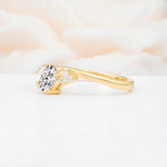 SR08714 Lab Diamond Ring - White-Gold
