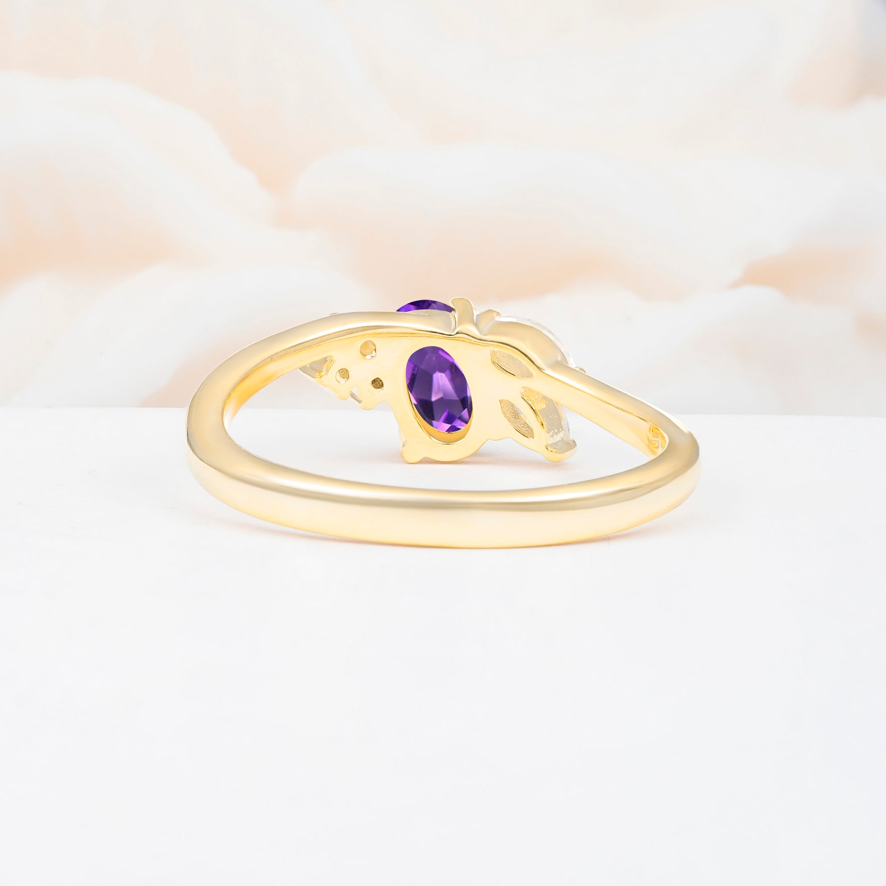 SR08714 Amethyst Ring - Additional view