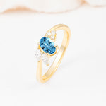 SR08714 Aquamarine Ring - Additional view