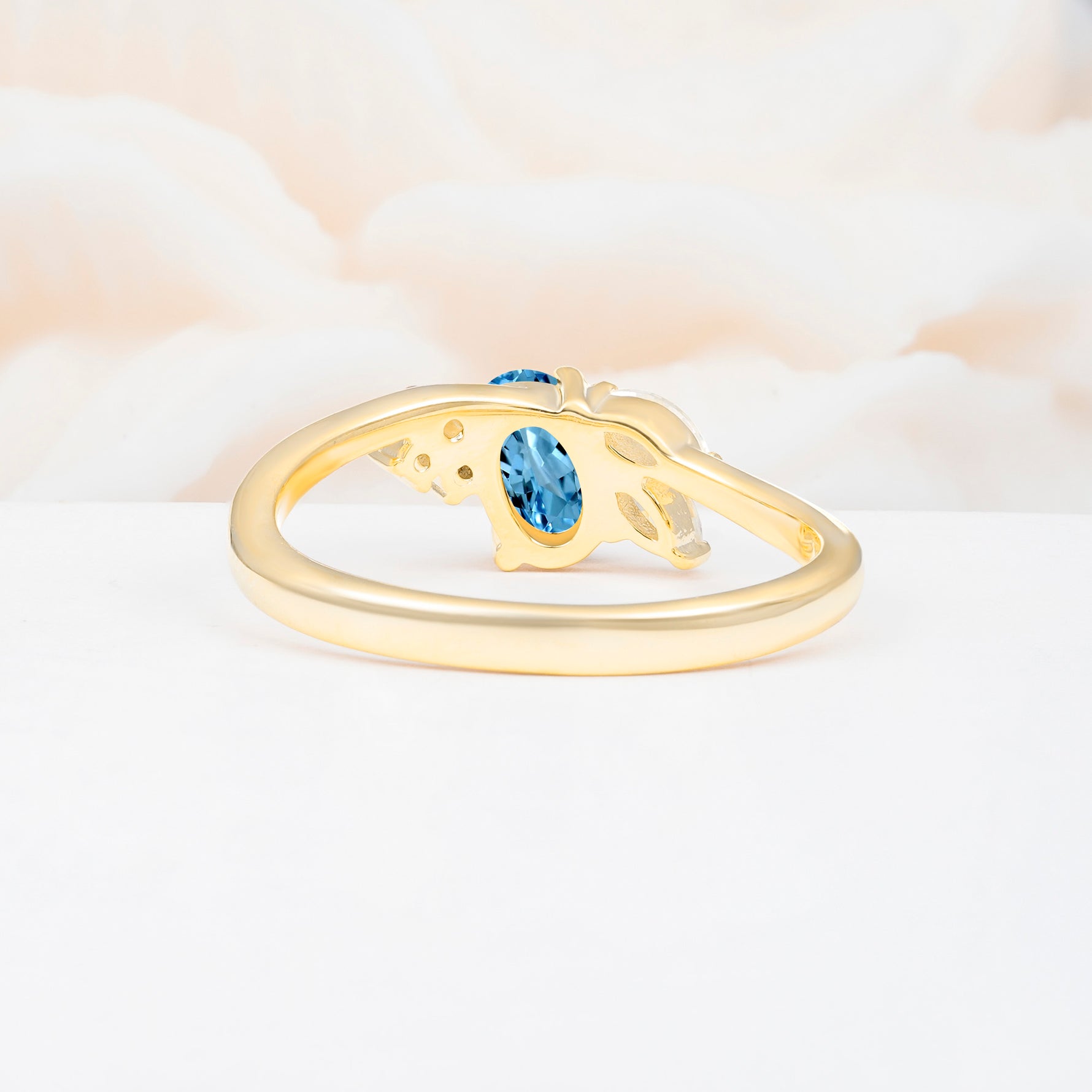 SR08714 Aquamarine Ring - Additional view