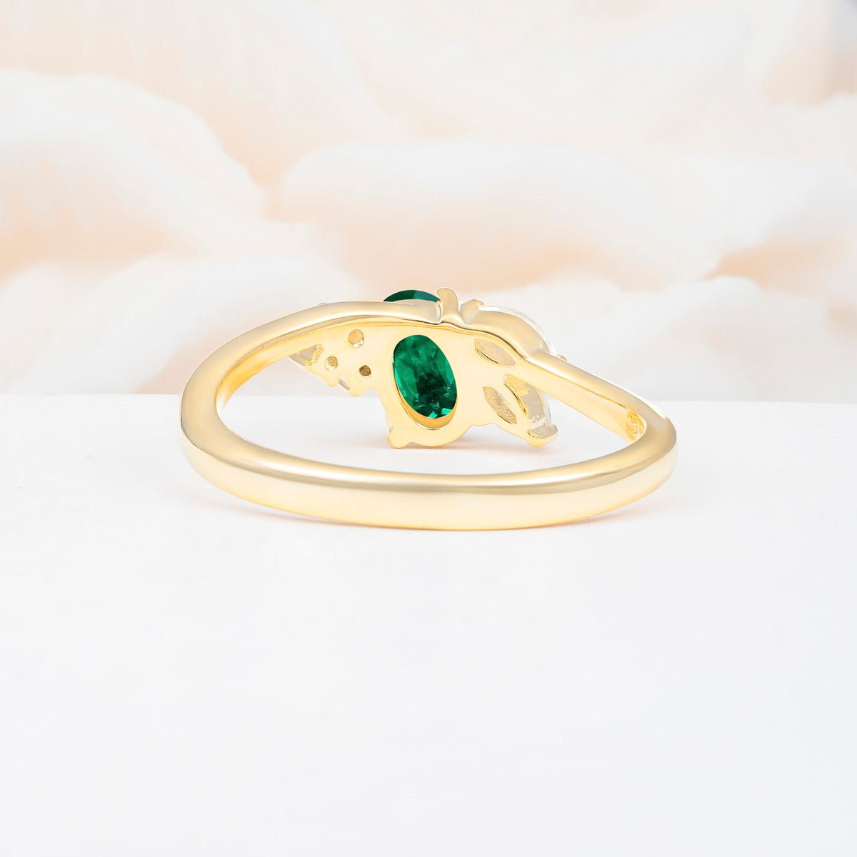SR08714 Emerald Ring - Additional view