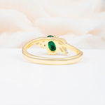 SR08714 Emerald Ring - Additional view