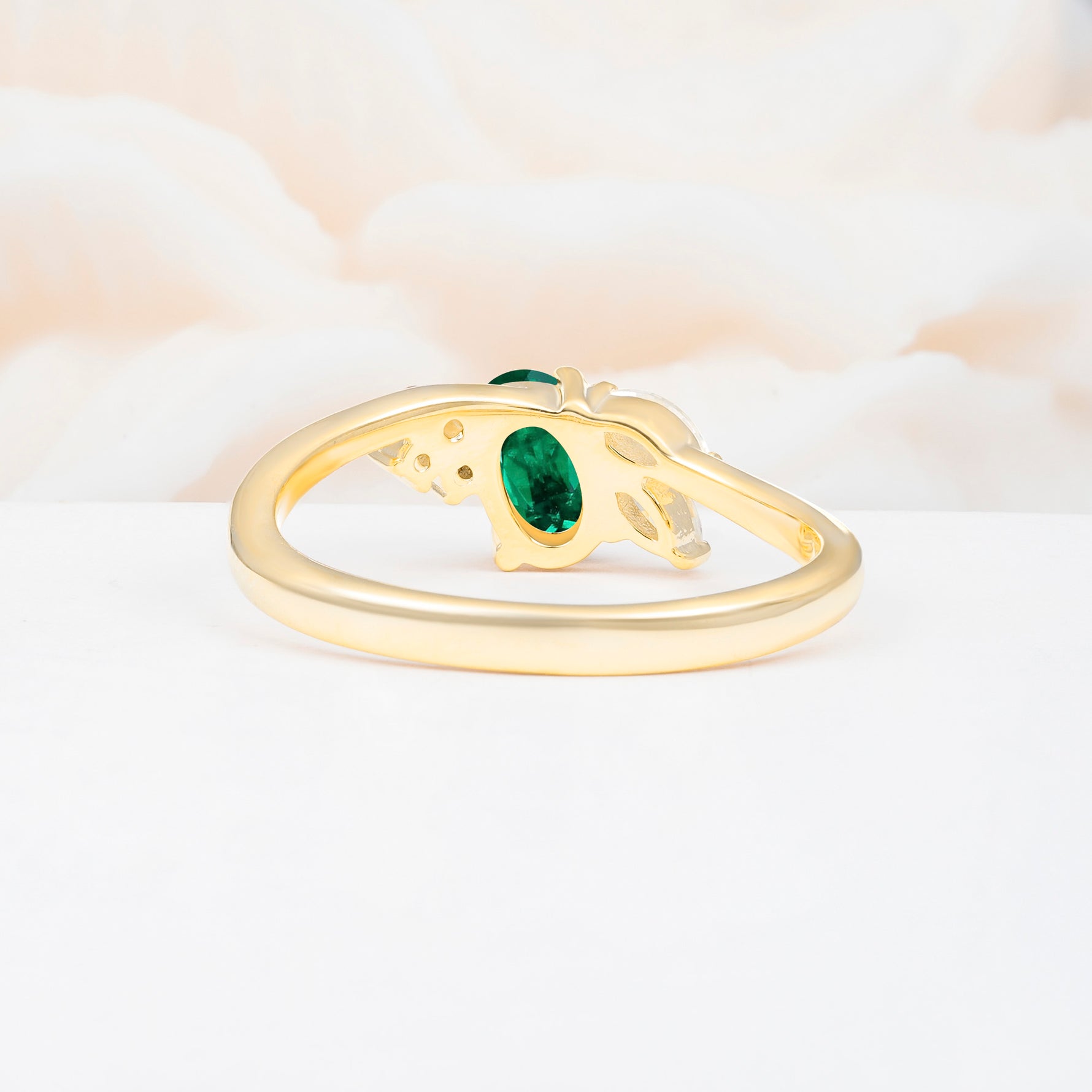 SR08714 Emerald Ring - Additional view