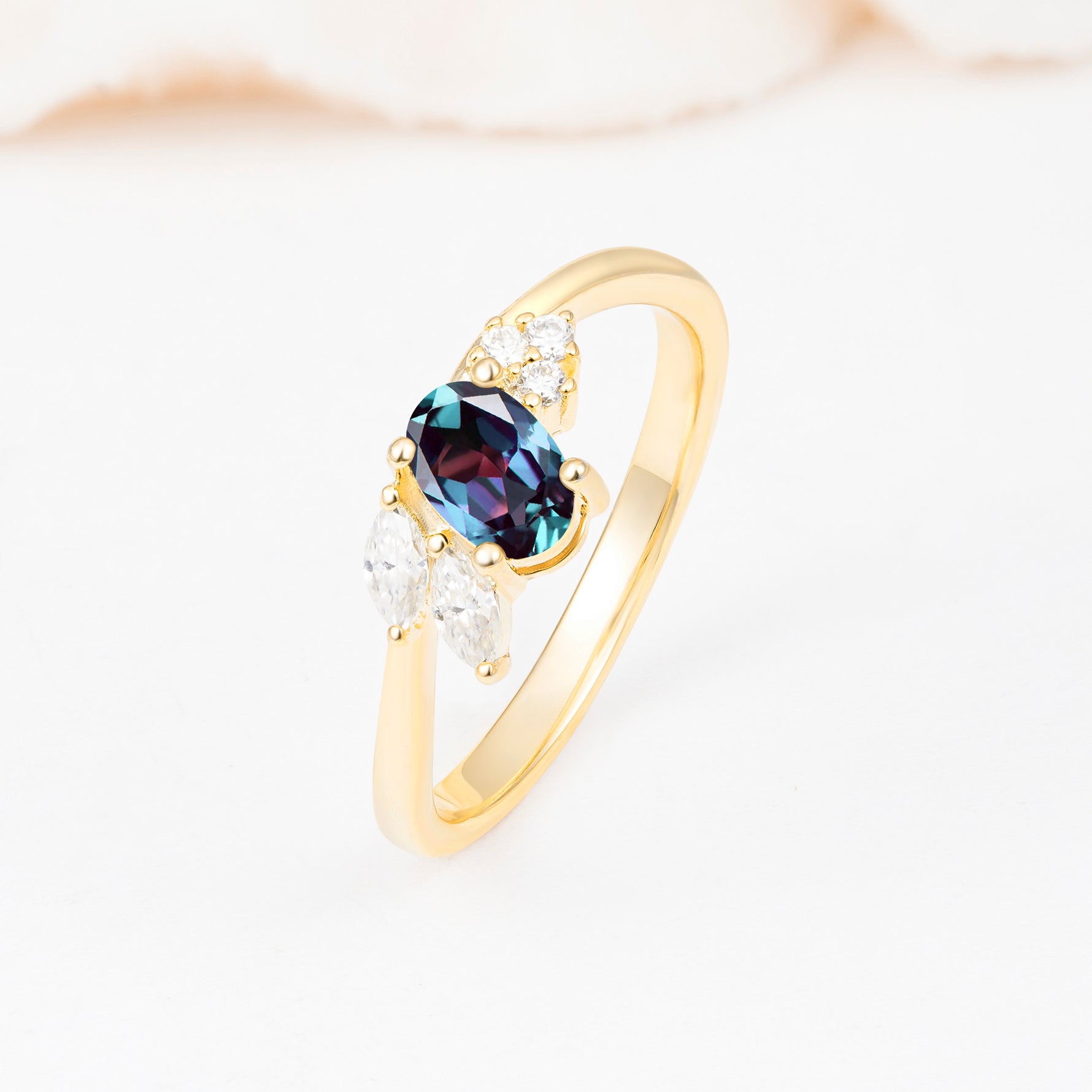 SR08714 Alexandrite Ring - Additional view