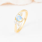 SR08714 Moonstone Ring - Additional view