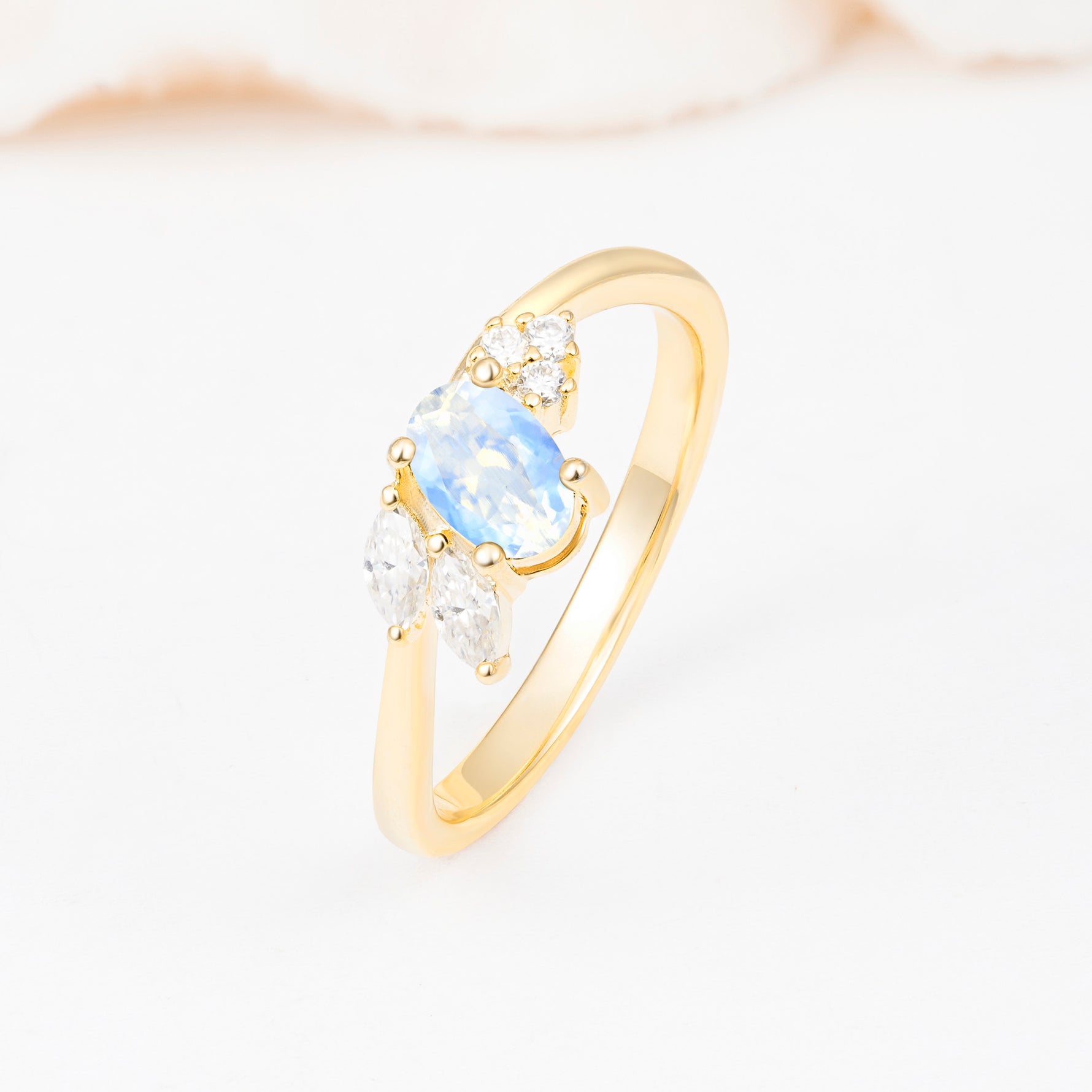 SR08714 Moonstone Ring - Additional view