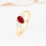 SR08714 Ruby Ring - Additional view
