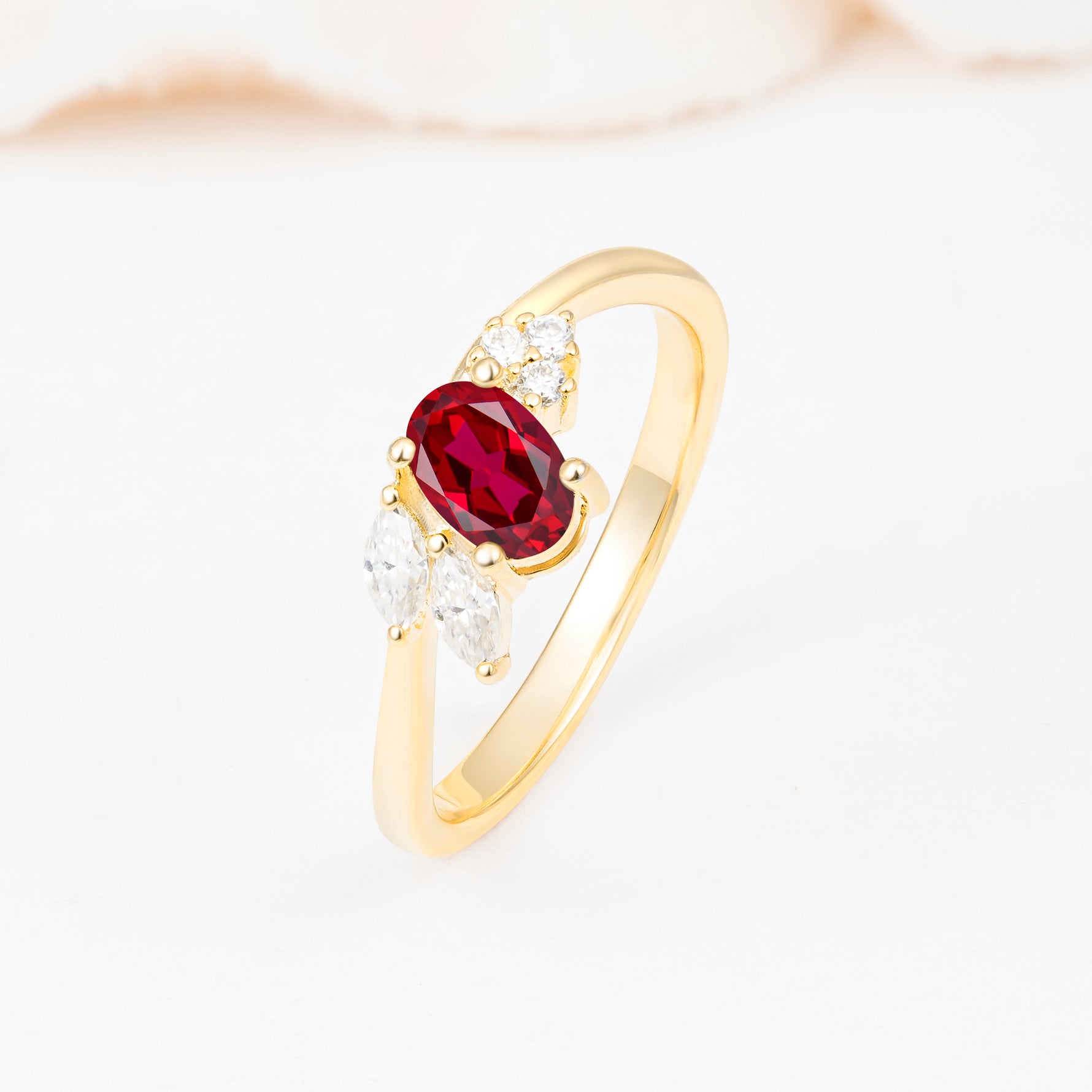 SR08714 Ruby Ring - Additional view