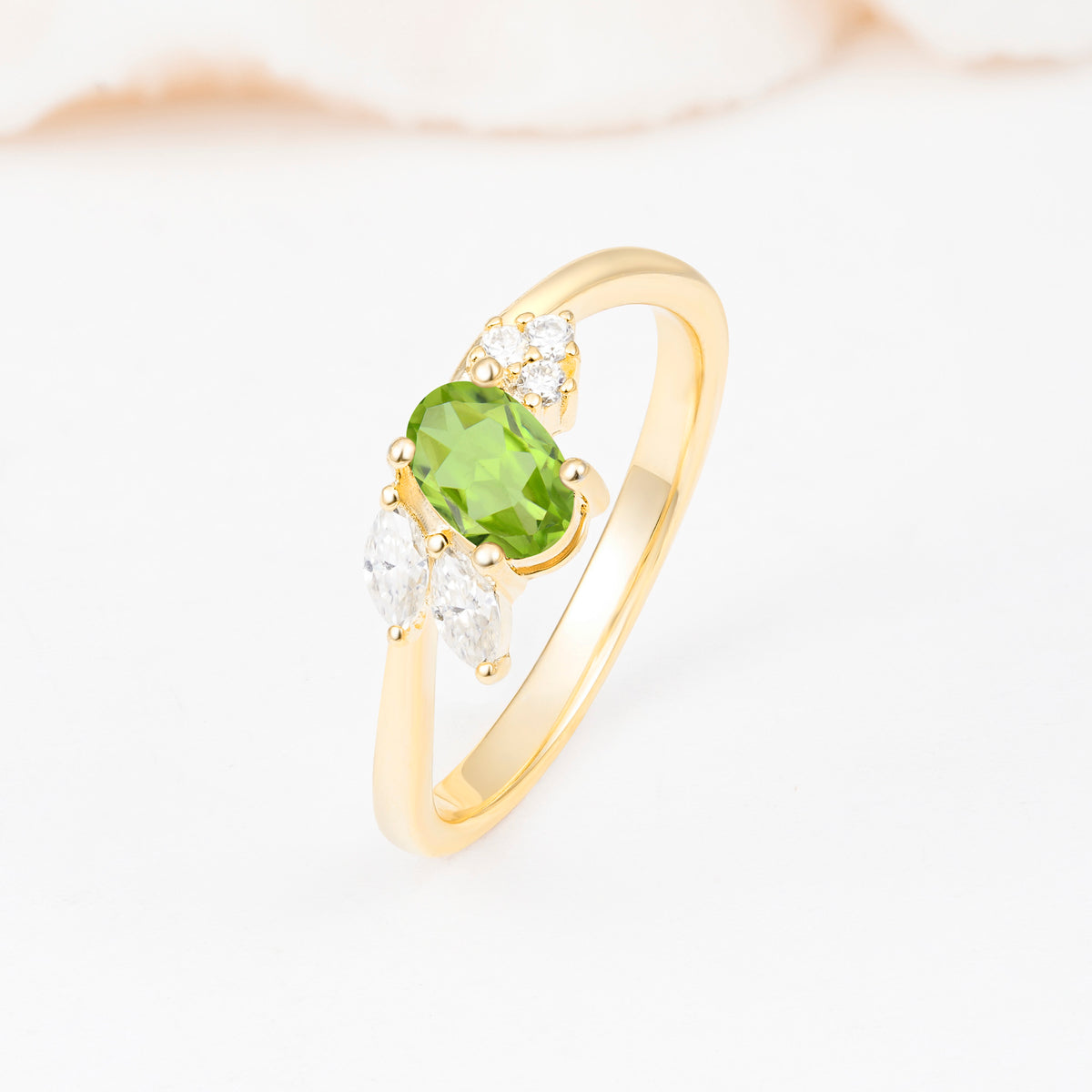SR08714 Peridot Ring - Additional view