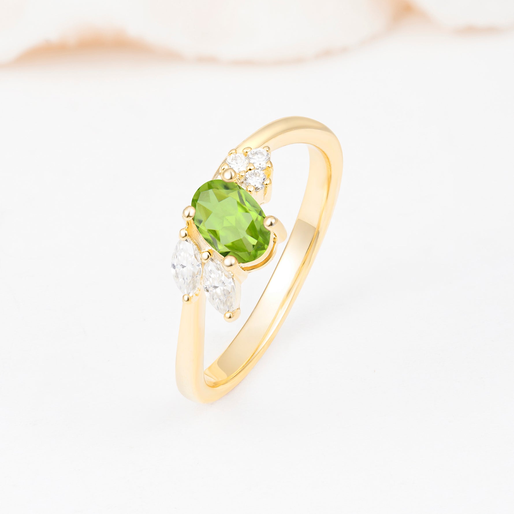 SR08714 Peridot Ring - Additional view