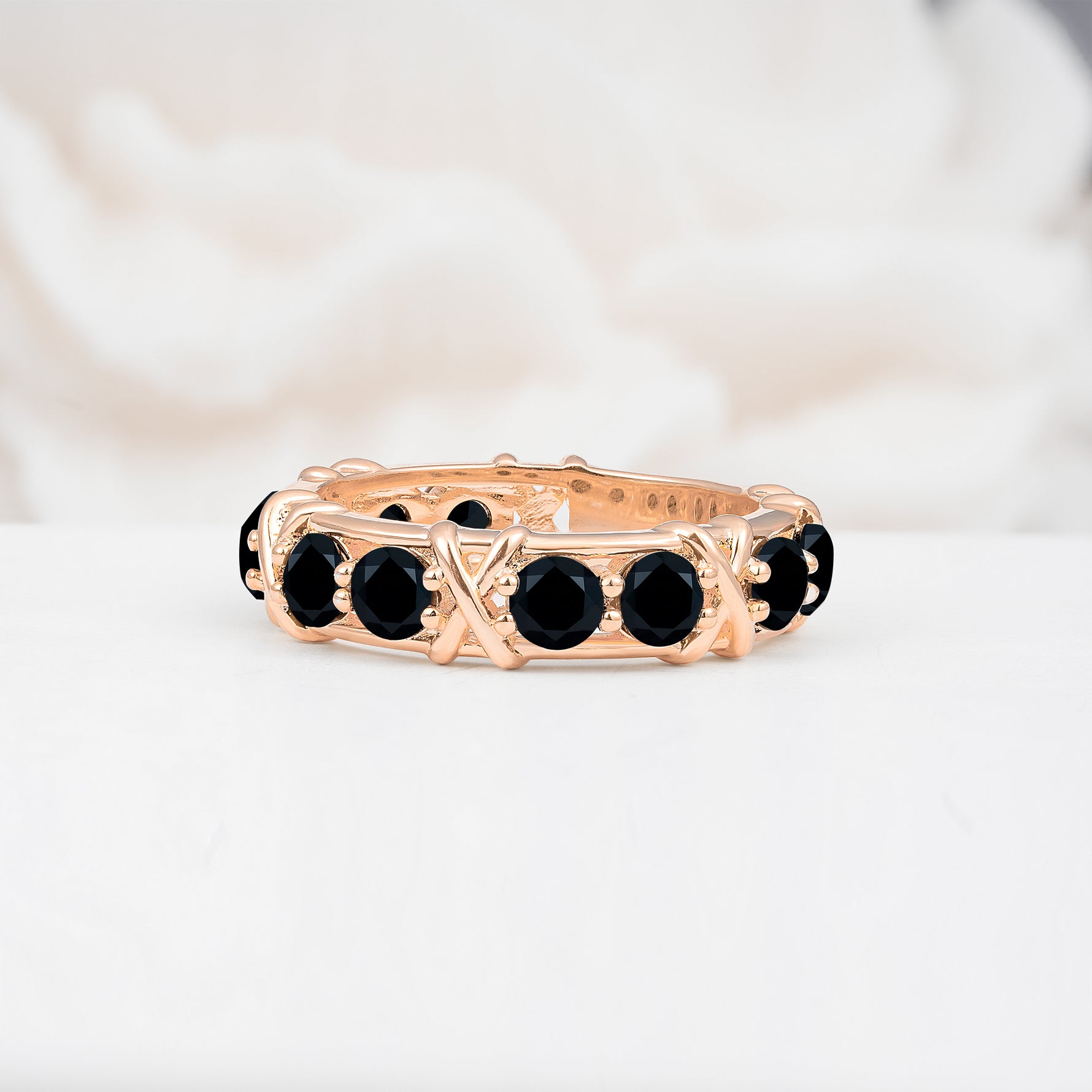 SR08741 Black Onyx Ring - Additional view