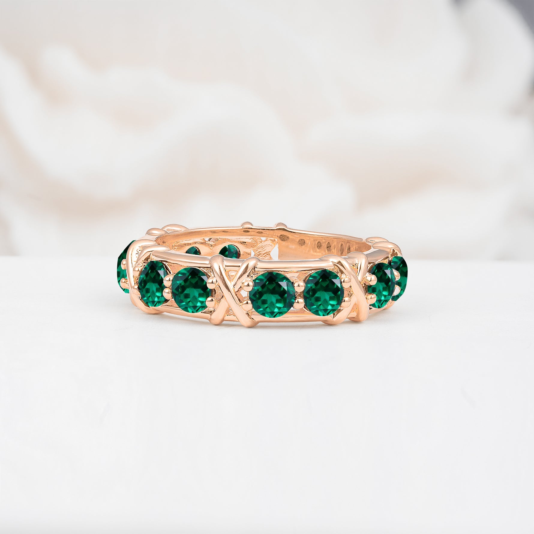 SR08741 Emerald Ring - Additional view