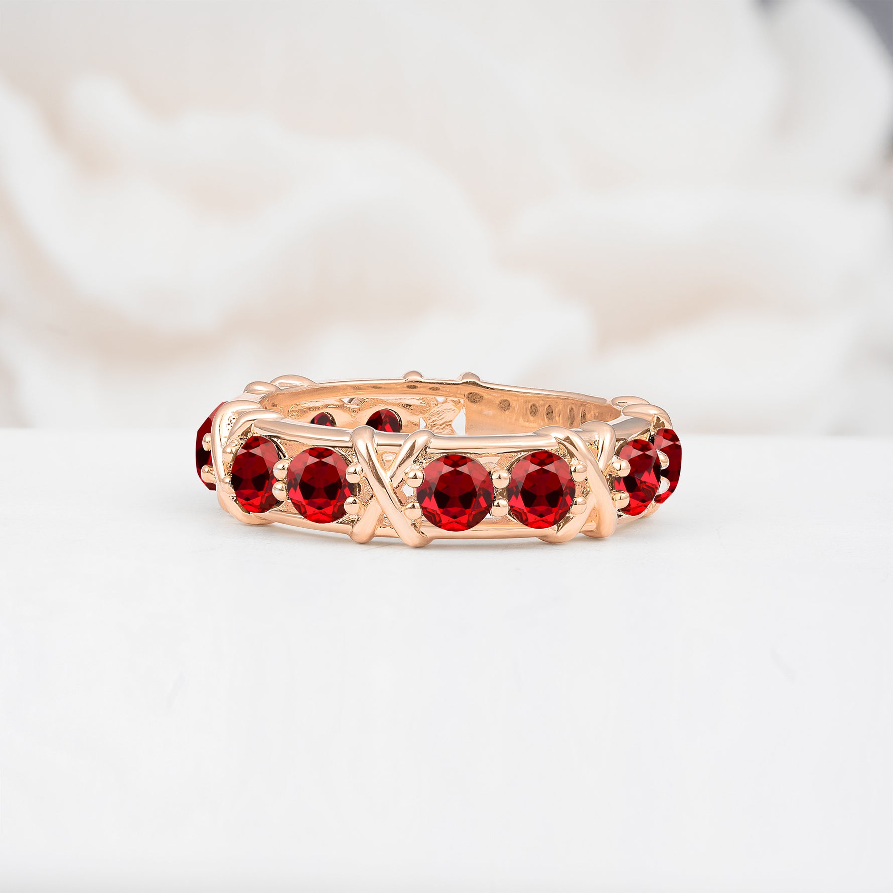 SR08741 Ruby Ring - Additional view