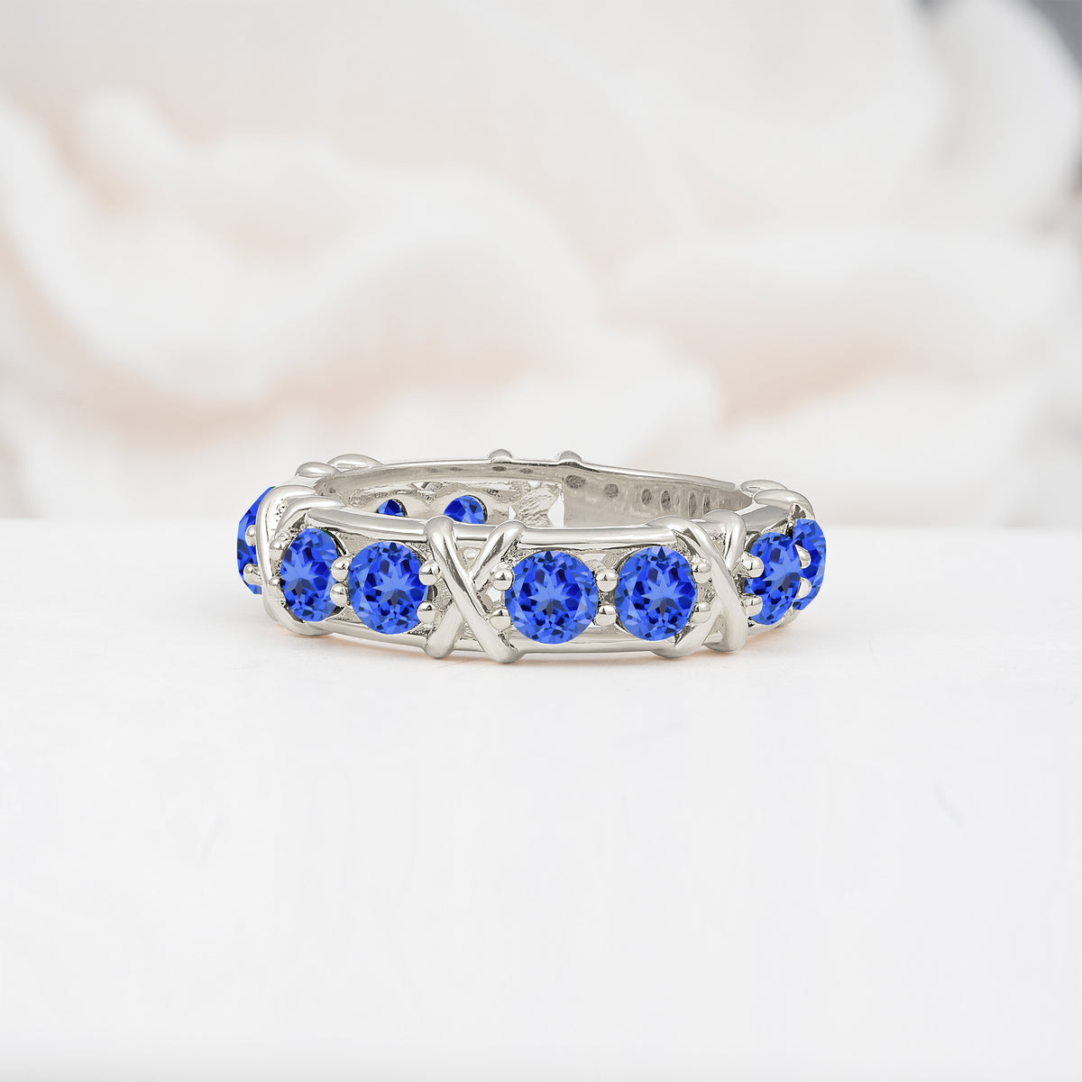 SR08741 Sapphire Ring - Additional view
