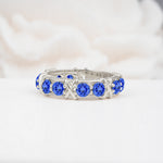 SR08741 Sapphire Ring - Additional view