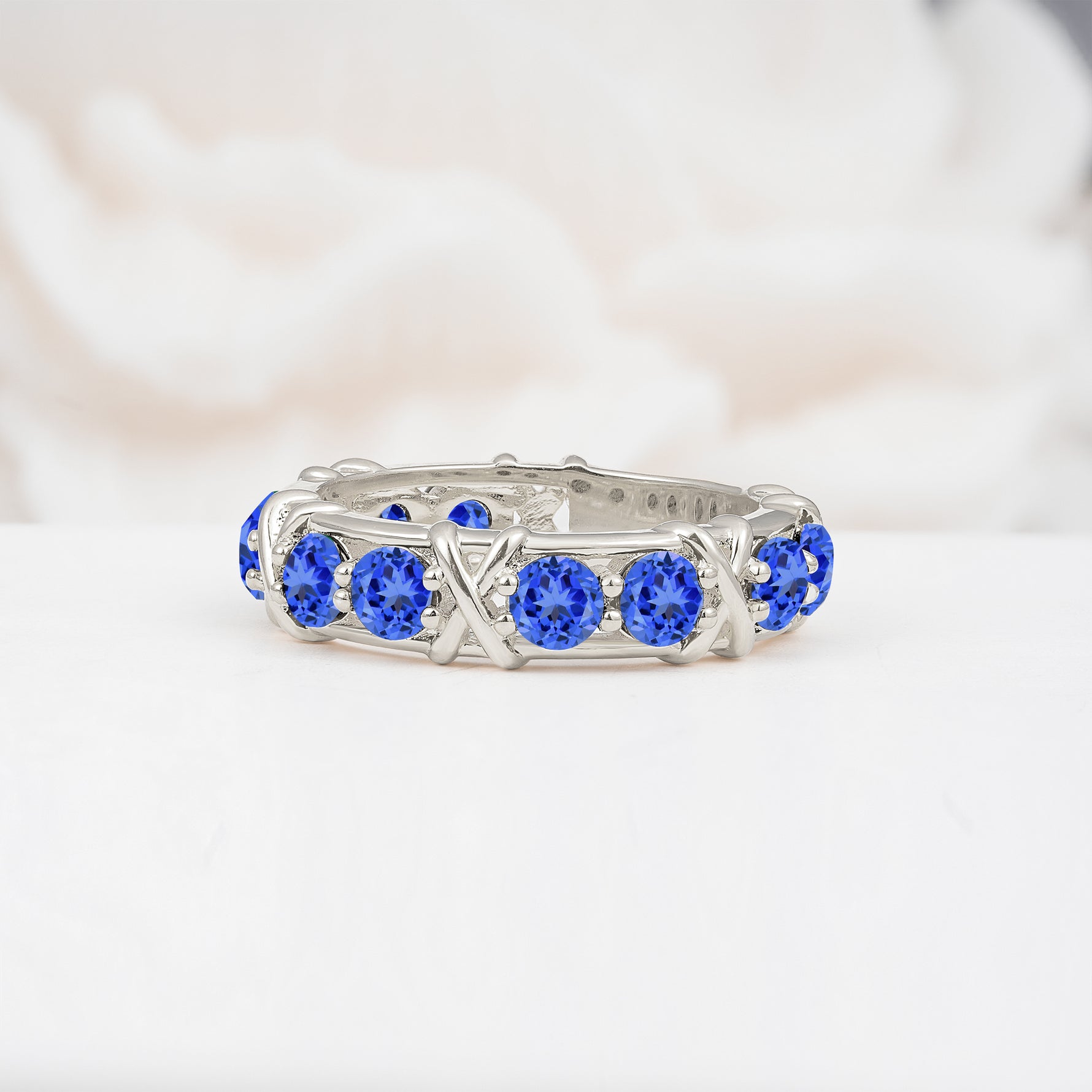 SR08741 Sapphire Ring - Additional view